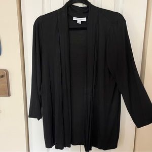 Nine West Black Lightweight Cardigan NWOT Size L